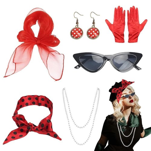 Pcs 50s costume accessories - 8,