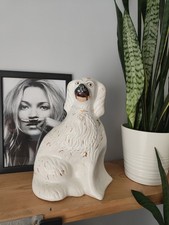 Large Victorian Antique Staffordshire Wally Dog Late 19th Century