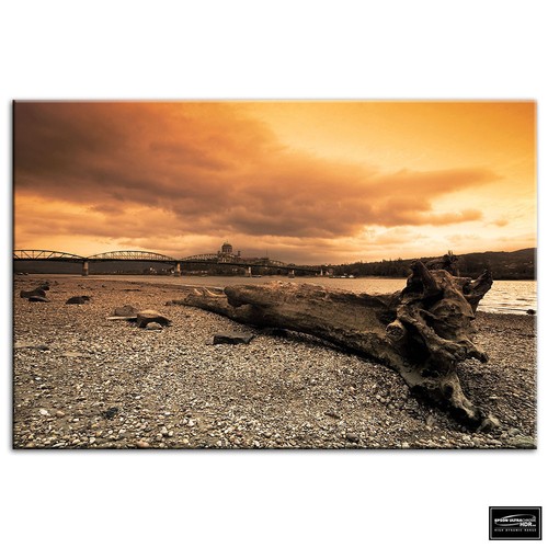Beach sunset seascape box - ,