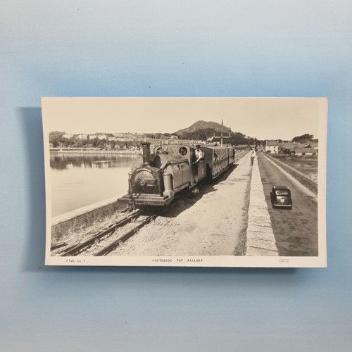 Narrow gauge railway - railway, postcard