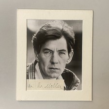 Ian mckellen signed - mckellen, photograph