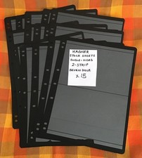 15 x Hagner 2-strip black