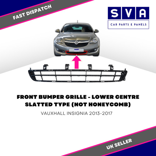 Front bumper grille - bumper, for