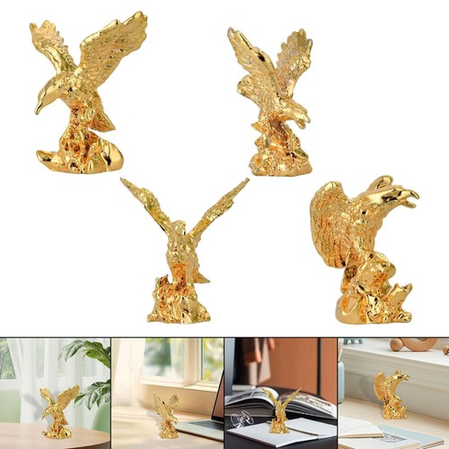Resin eagle statue ornament - resin,