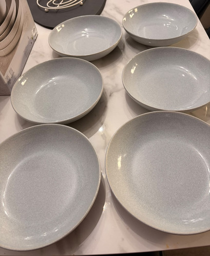 Denby pasta bowl - bowl, dove