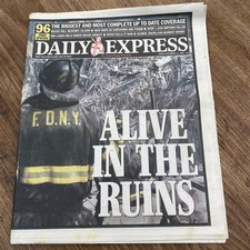 9/11 Daily Express.  Original