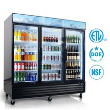 81" 3 Glass Door Commercial