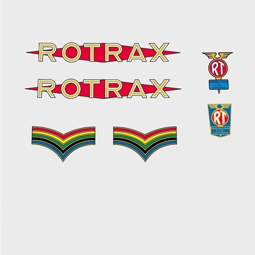 Rotrax bicycle frame stickers - bicycle,
