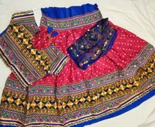 Indian Navratri Bollywood chaniya Lengha Ghagra Chaniya Choli set One Size
