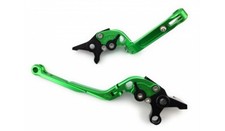 Green Flip Up levers Pair