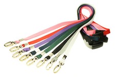 Lanyard Neck Strap With Strong Metal Lobster Clip - Flat Fabric - FREE POST