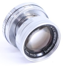 Leitz Summicron 5cm f2 LTM 50mm Germany Lens Leica 50/2 Free US Shipping