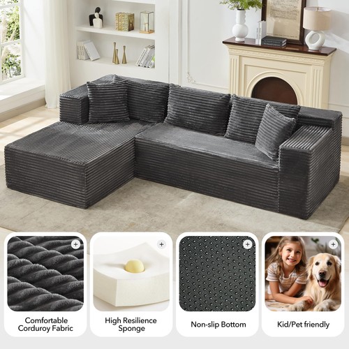 268cm modular sectional - modular,