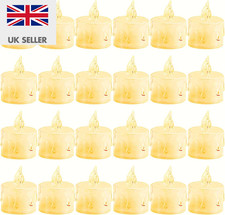 Battery Tea Lights Candles, 24 Pack 100+ Hours Realistic & Bright Electric Fake 