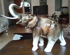 Large Royal Dux Elephant 34cm/ 13.5 inches