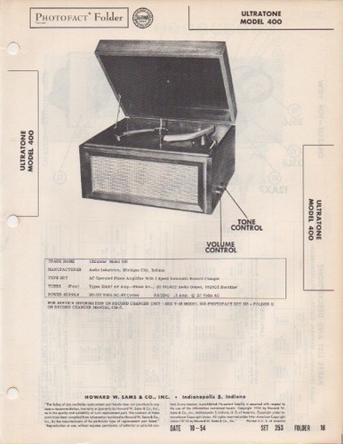 1954 ultratone 400 - 1954,