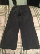 SANDWICH SW Casual DARK BLUE WIDE LEG LOOSE TROUSERS UK 8/10 EU 36 pre-owned