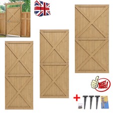 Wooden Garden Gate Outdoor Pedestrian Timber Entrance Cottage Gate Security UK