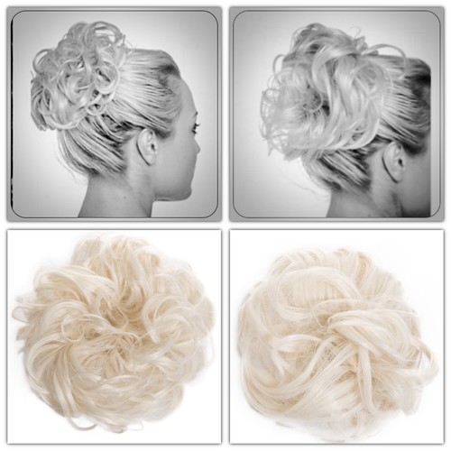 Koko scrunchie messy bun - messy,