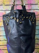 Disney Nightmare Before Chrimbo Blue Sparkle Studded Jack Skellington Bucket Bag