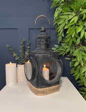 Large Black & Gold Lantern