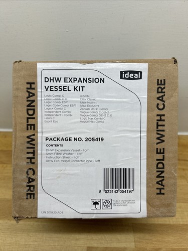 Ideal dhw expansion vessel - expansion, kit
