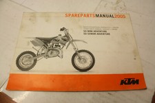 KTM 2005 50 MINI SENIOR ADVENTURE SPARE PARTS LIST MANUAL