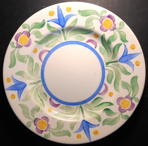 Wedgwood art deco side plate - art,