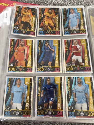 Topps match attax 2018 - match, 2018/19
