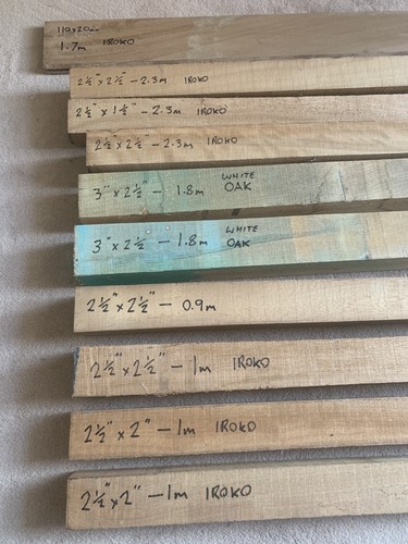 Iroko off cuts