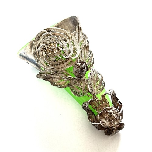 Antique uranium opaline - antique, glass