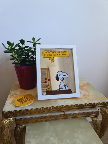 Vintage snoopy mirror - ,