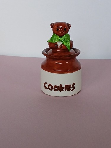 Mini cookie jar with - with,