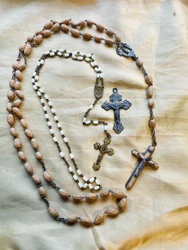 Rosary beads and crosses - rosary,