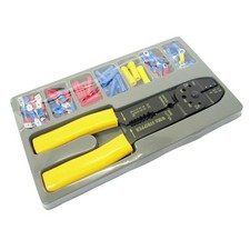 Ratchet Crimper Plier Cable Wire Electrical Crimp Tool Terminals Crimping 101PCS