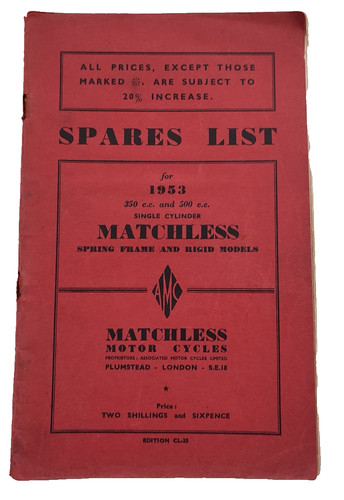 Matchless g3l lcs g80 - g3l, ls