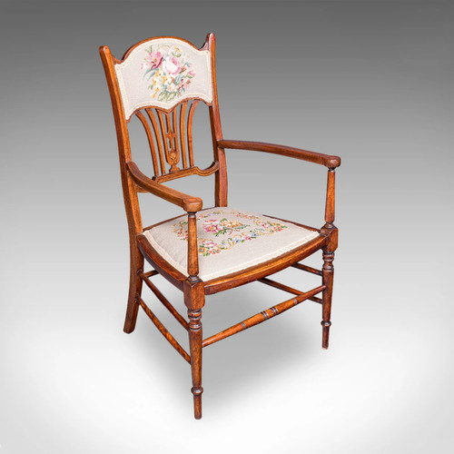 Antique elbow chair english - elbow,
