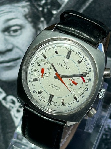 Vintage olma chronograph watch - vintage,