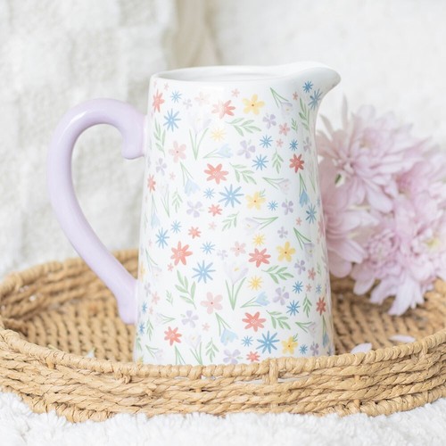 Spring floral print ceramic - spring,