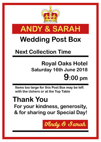 Personalised royal mail post - royal,