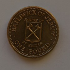 £1 1983 Jersey St Helier One