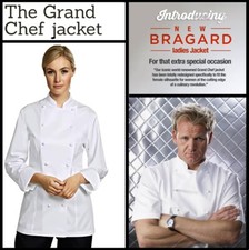 Bragard Grand Lady Chef Jacket Womens Professional Kitchen Uniform Workwear Coat