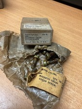 Norton Magneto Chain Case Screws X10 Genuine Nos 3906