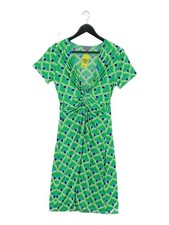 Ingenue A-Line Midi Dress UK10 in Green