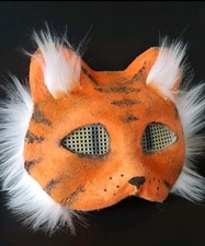 Tiger face mask  handmade