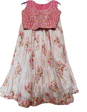 Fully Stitched / Ready Lehenga Indian Wedding CROP TOP LEHENGA