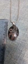 Large Silver Pendant With