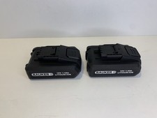 2x Bauker 18v Li-ion 1.5Ah