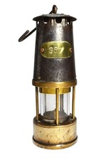 Antique Miners Safety Lamp