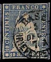 94995ag switzerland stamp - switzerland,